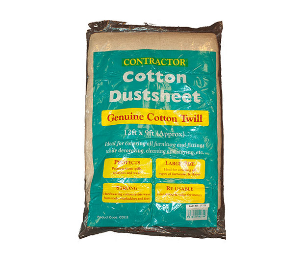 Bond It Heavy Duty Cotton Dust Sheet