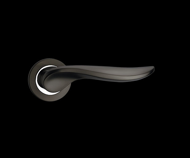 vulcan-gunmetal dark grey door handle from Fortessa Gotham Range