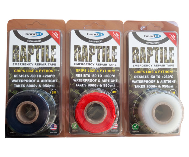 Infinite Uses of Bondit Raptile Emergency Repair Tape