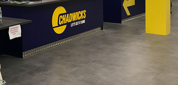 chadwicks merchant shop with ivc matrix 70 floor installed in two branches