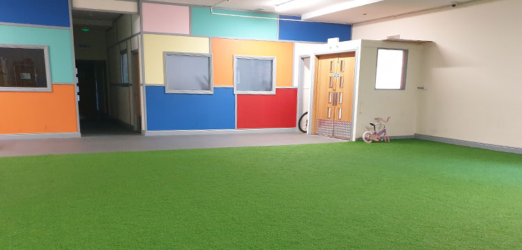 Artificial Grass Area in Direct Provision Centre Clondalkin
