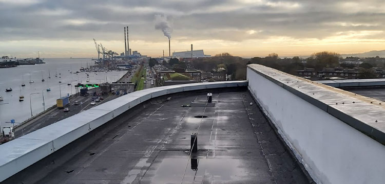 Plura R Re-Roof – Bituminous Waterproofing Project in Ringsend, Dublin