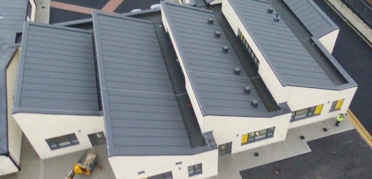 Supertec & Alkordesign School Roofing Project - Supertec is an APP Modified Waterproofing Membrane