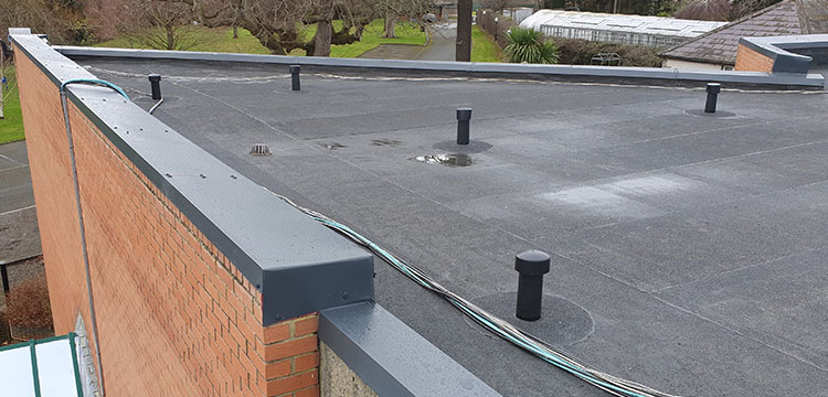 Commercial Roofing Refurbishment - New Waterproofing Membrane