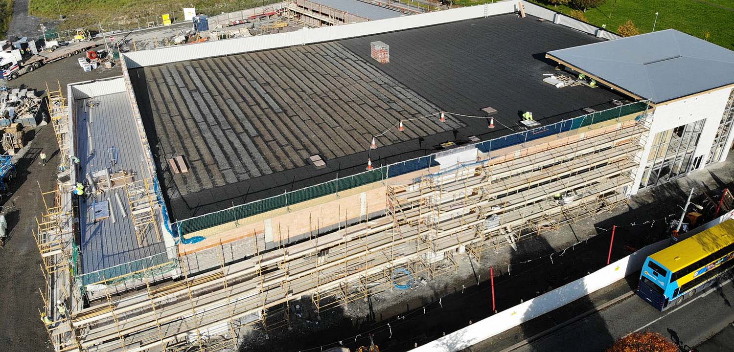 Pluvitec Commercial Green Roof Project - Commissioned by Lidl, Clonsilla