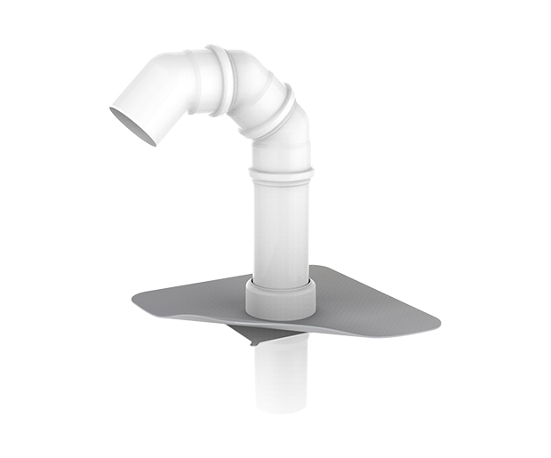TOPWET Swan Neck for Cables with PVC Sleeve