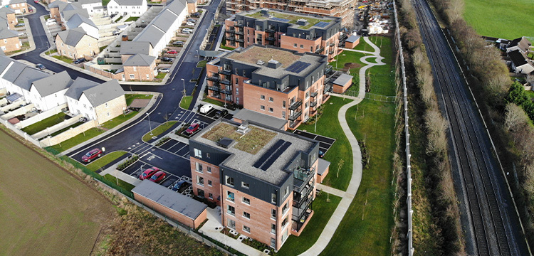 Residential Green Roof Project - The Paddocks Co. Kildare - Sedum Green Roof