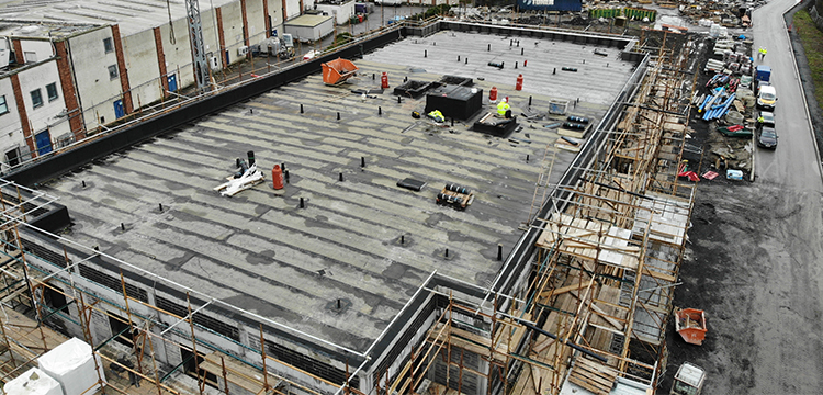 Residential Apartment Block Roof - Pluvitec Maxitec - Specialtec - Somerton
