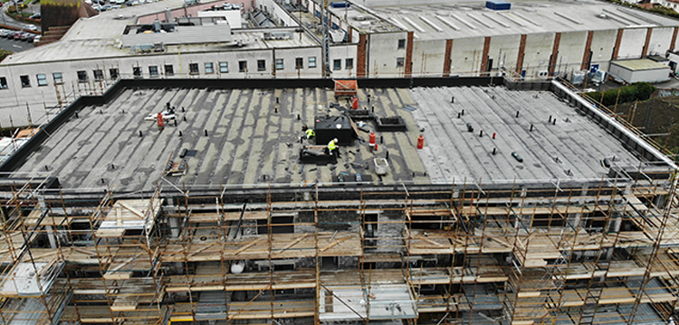 Residential Apartment Block Roof - Pluvitec Maxitec - Specialtec - Somerton