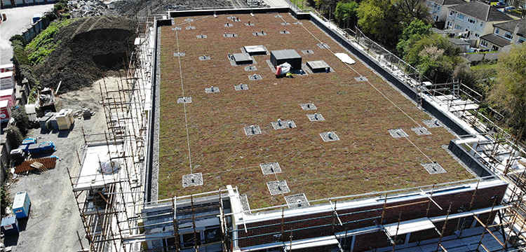 Residential Apartment Block Roof - Pluvitec Maxitec - Specialtec - Somerton